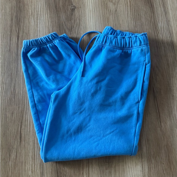 Athleta Pants - ATHLETA Blue Drawstring Sweatpants-size Small, NWOT!